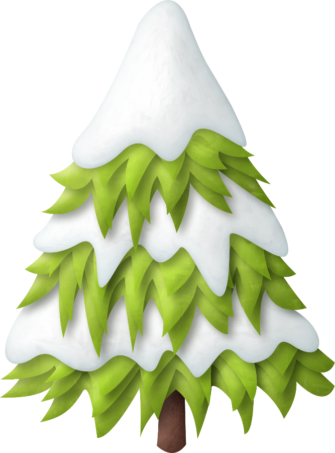 Yard Clipart Snowy - Tree Clipart Png Snow Transparent Png (667x900), Png Download