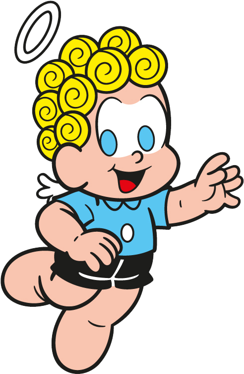 Truma De Monica Em Png - Anjinho Turma Da Monica Clipart (504x768), Png Download