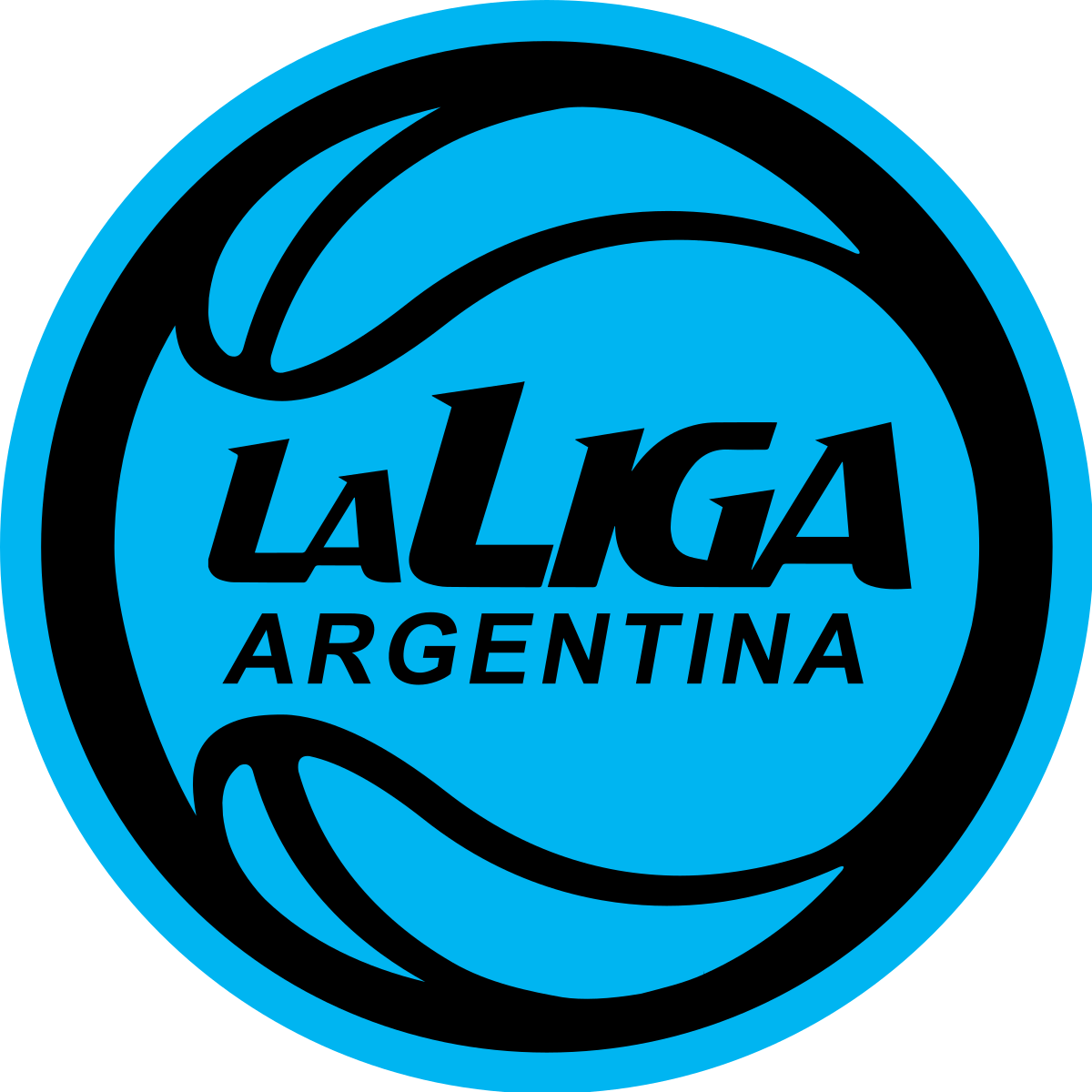 La Liga Argentina De Básquet - Circle Clipart (1200x1200), Png Download