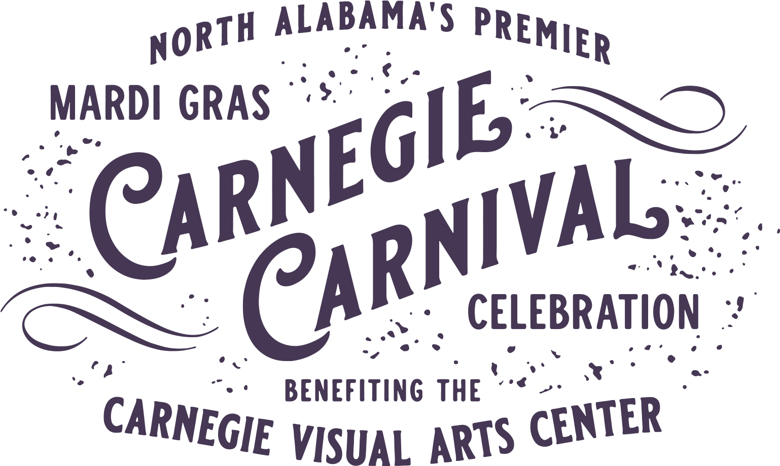 North Alabama's Premier Mardi Gras Celebration Benefiting - Calligraphy Clipart (1577x918), Png Download