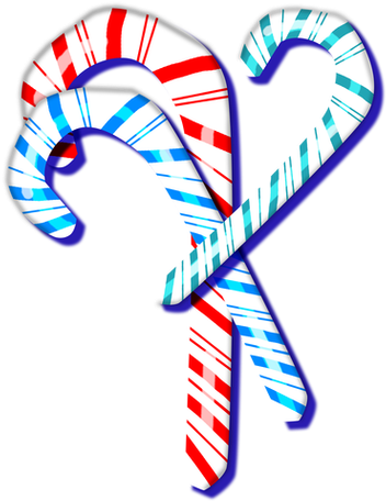 Candy Cane - - Illustration Clipart (588x761), Png Download