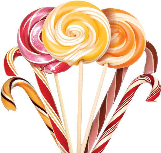 Free Factory Tours - Candy Canes And Lollipops Clipart (600x600), Png Download