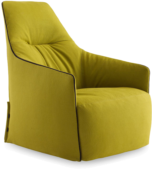 Santa Monica Lounge Armchair - Poliform Santa Monica Armchair Clipart (1200x765), Png Download