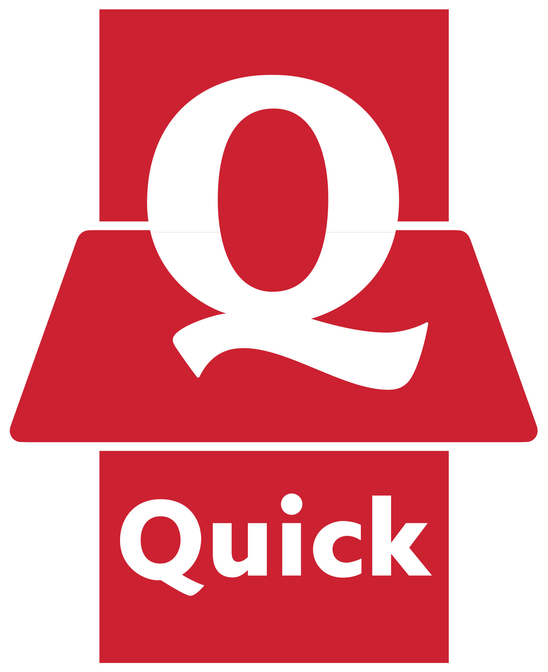 Quick Logo Png Transparent - Red Logo With Q Clipart (2400x2400), Png Download