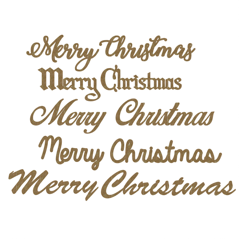 Merry Christmas Titles - Christmas Clipart (800x800), Png Download