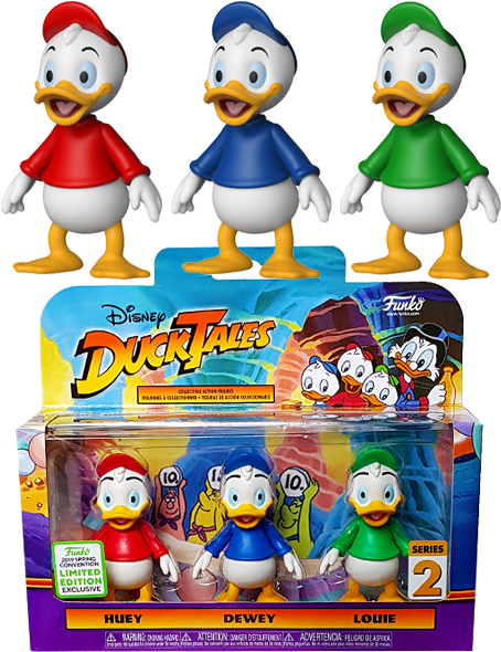 Huey, Dewey, Louie Eccc 2019 Exclusive Action Figure - Funko Disney Afternoon Wave 3 Clipart (600x600), Png Download