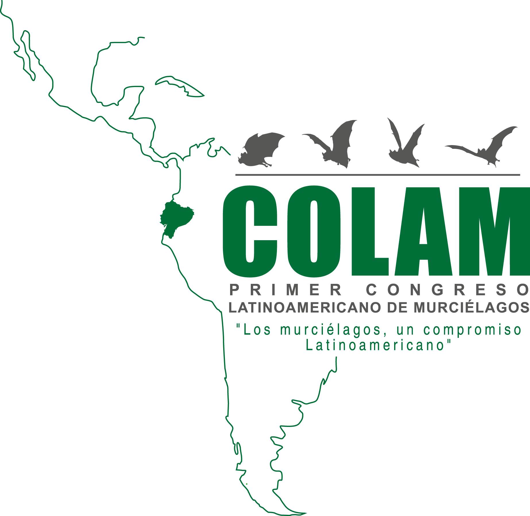 El Congreso Latinomaericano De Murciélagos , Es Un - Graphic Design Clipart (1845x1796), Png Download