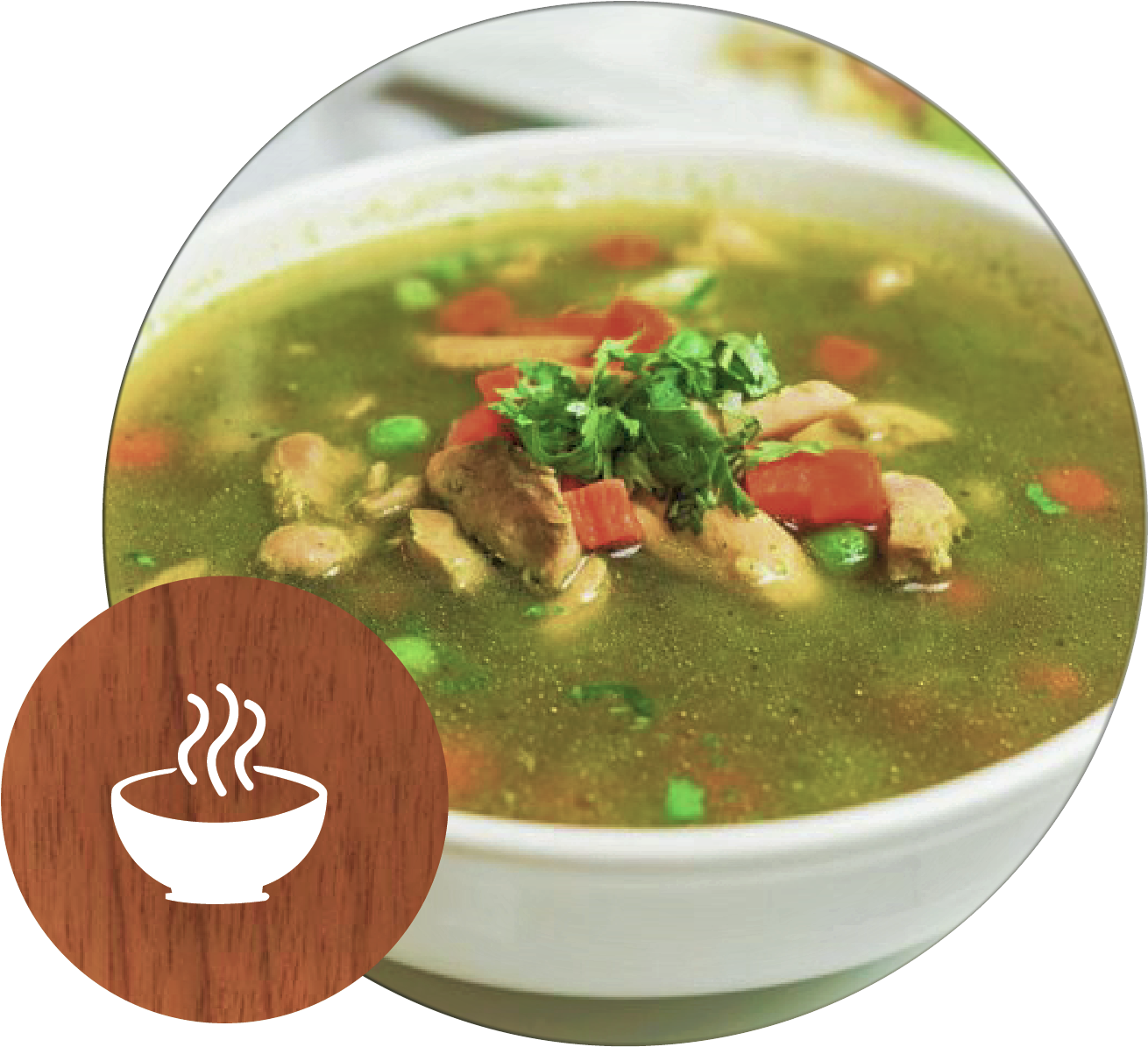 Aguadito De Pollo , Png Download - Aguadito De Pollo Clipart (1310x1195), Png Download