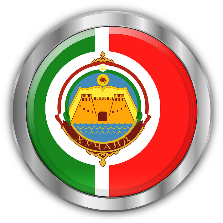 Round Shield Iran Tajikistan Khujand 3d - Emblem Clipart (720x720), Png Download