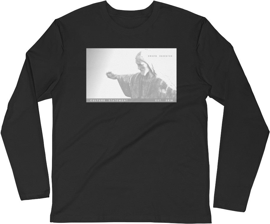 Cristo Redentor Long Sleeve - T-shirt Clipart (1000x1000), Png Download