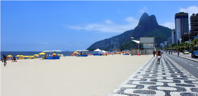 Apartment Ipanema Beach - Beach Clipart (800x533), Png Download