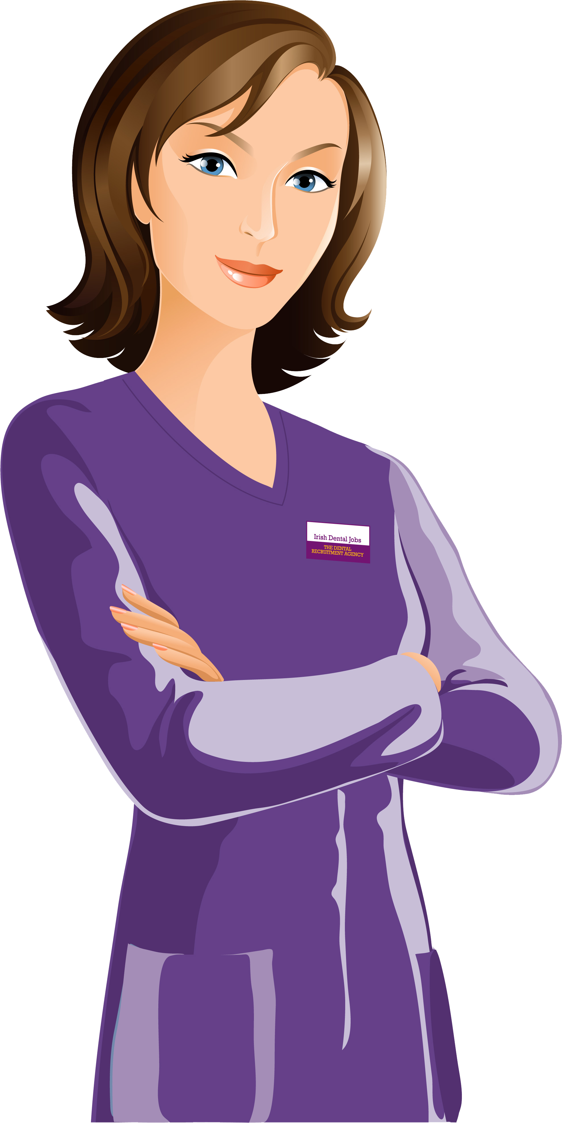 People Matter To Us - Dental Assistant Cartoon Png Clipart (2126x4016), Png Download