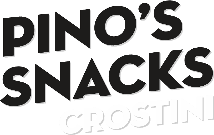 Pino's Crostini, The Crispy Ones - Black-and-white Clipart (880x585), Png Download