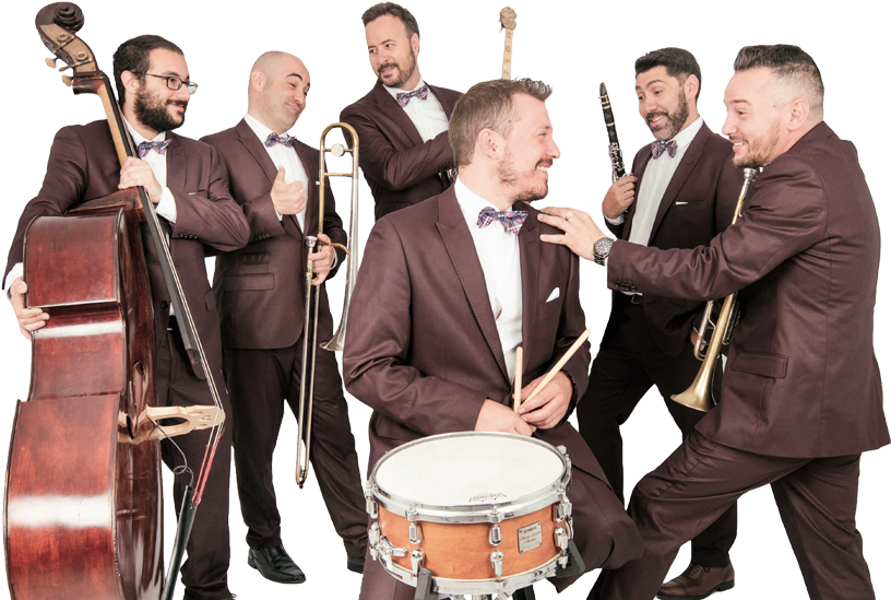 Jazz Bandas , Png Download - Musical Ensemble Clipart (816x549), Png Download