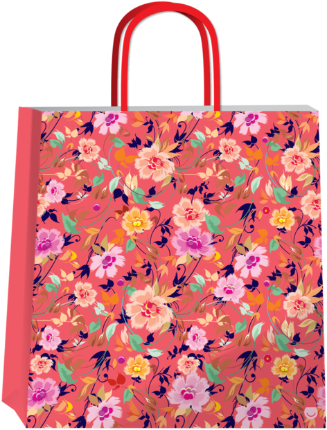 Bolsa Flowers 22x10x24 - Tote Bag Clipart (640x640), Png Download