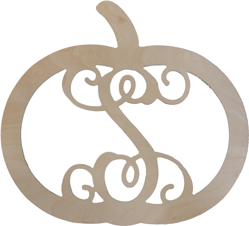 Png Black And White Library Pumpkin Monogram Clipart - S Monogram With Antlers Transparent Png (1024x973), Png Download