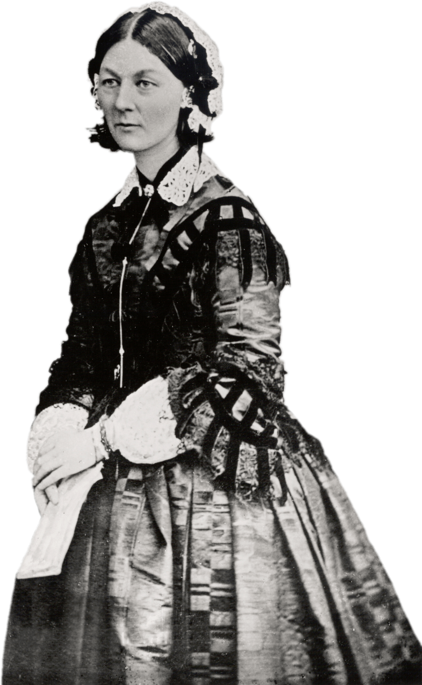 Download Florence Nightingale Posing Transparent Png - Florence Nightingale Clipart (1839x2453), Png Download