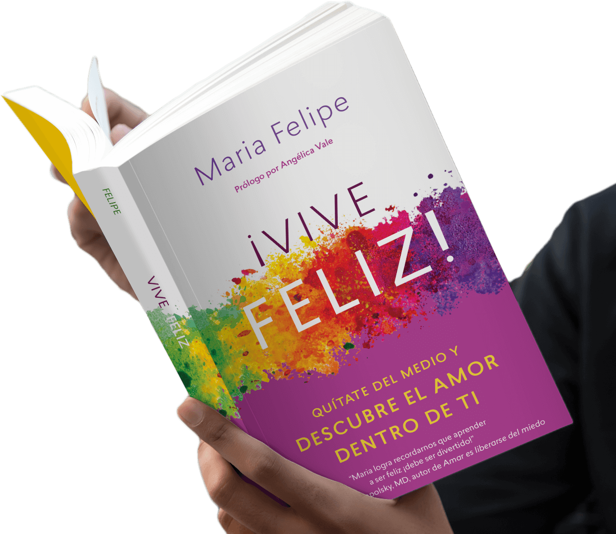 Book Mockup Vol2 15 Es - Live Your Happy Book Clipart (1251x1083), Png Download