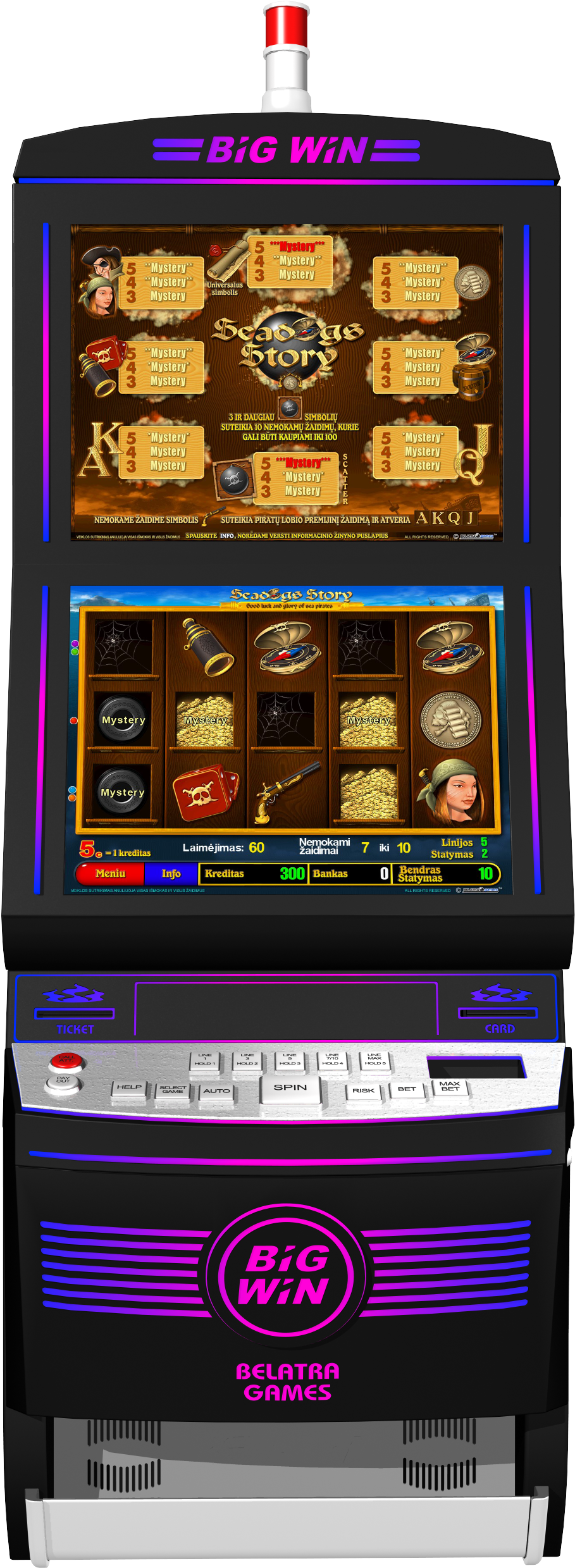 Game Set - Slot Machine Clipart (1039x2560), Png Download