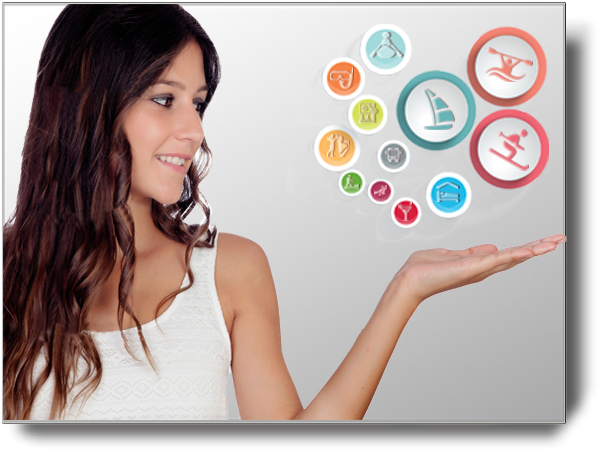 50 Activities & Services - Girl Clipart (790x460), Png Download