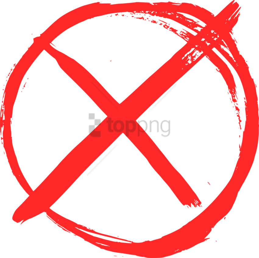 Free Png Download No Transparent Png Png Images Background - Cross Out X Clipart (850x849), Png Download