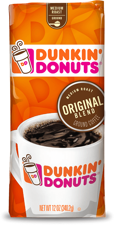 Original Blend Coffee - Dunkin Donuts Dunkin Dark Coffee Clipart (960x960), Png Download