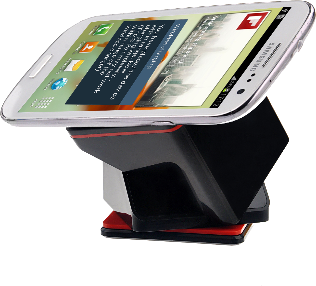 Cyspo Magic Box Wireless Charger , Png Download - Smartphone Clipart (1289x1164), Png Download