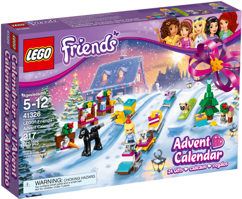 Lego Friends Advent Calendar 41326 Clipart (1200x900), Png Download