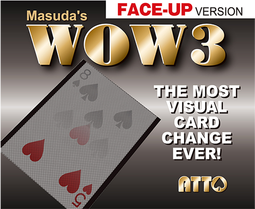 New Products For March - Wow 3 Face-up By Katsuya Masuda Clipart (740x416), Png Download