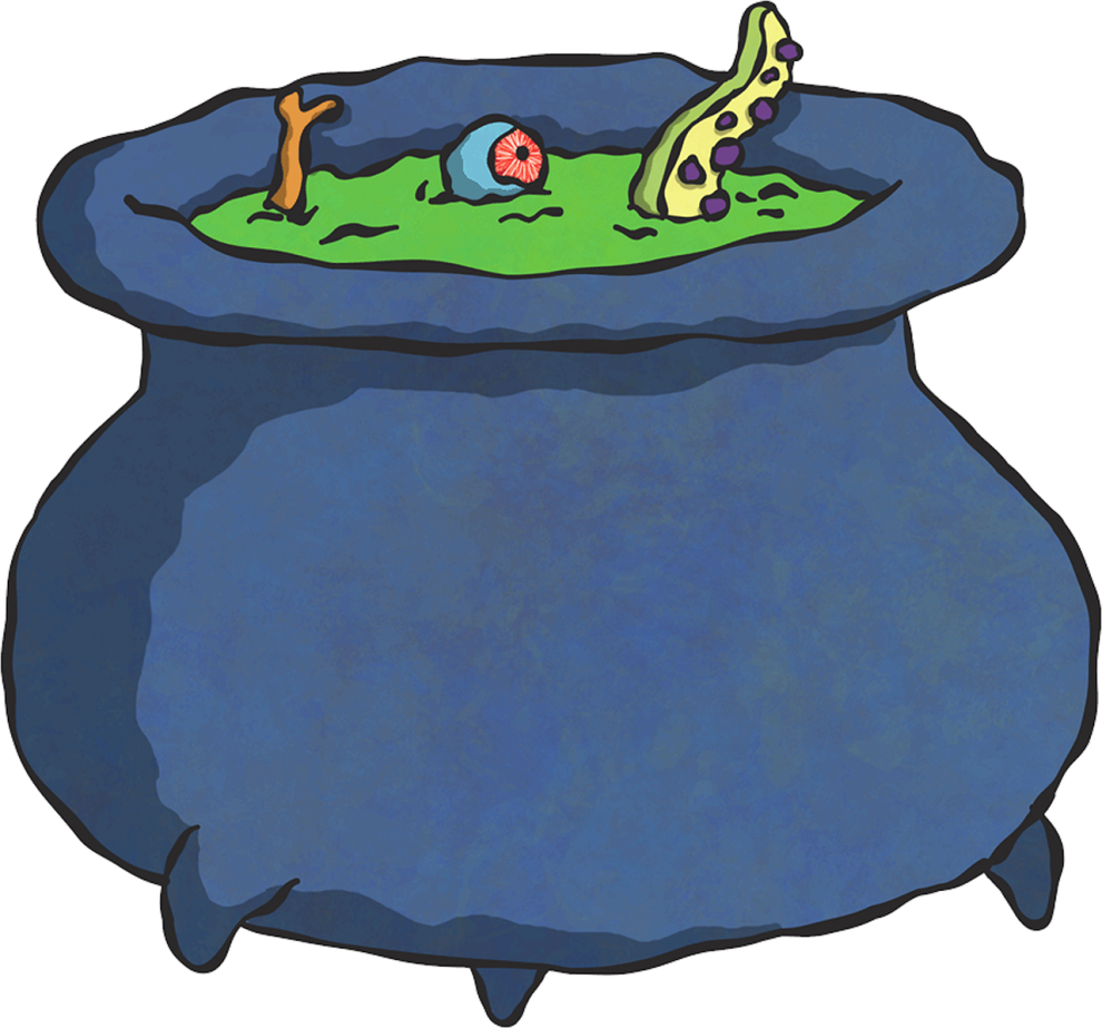 The Magic Pot Story In English, The Magic Porridge - Witch Potion Clipart (990x923), Png Download