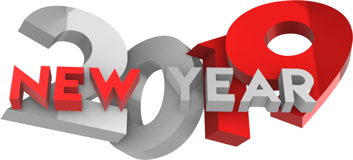 Happy New Year 3d Png - Graphic Design Clipart (1920x1080), Png Download