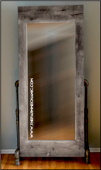 Click Here To Enlarge - Full Length Industrial Mirror Clipart (590x590), Png Download