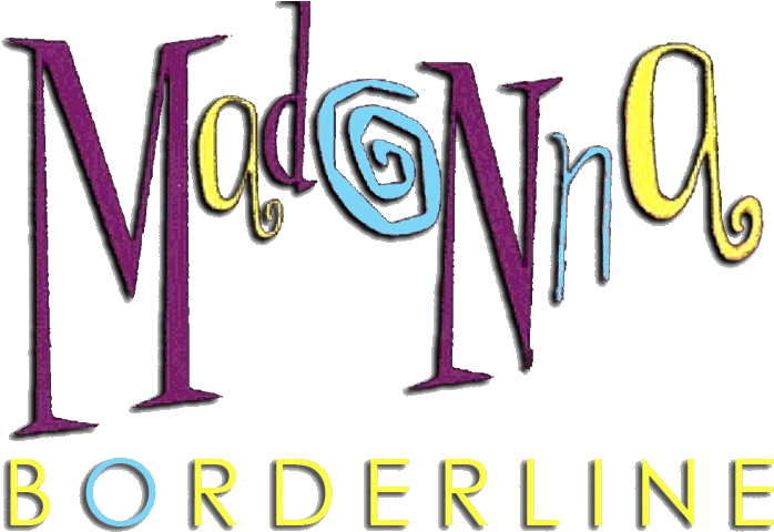 Borderline - Logo - Madonna Borderline Font Clipart (753x515), Png Download