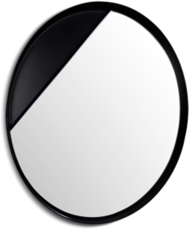 Eclipse Mirror Black - Circle - Png Download (600x600), Png Download