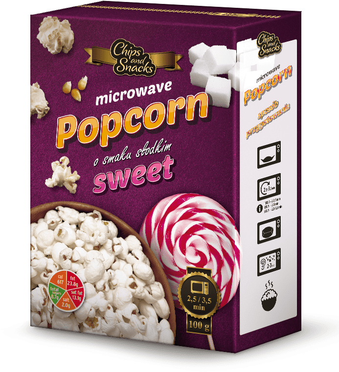 Descubre Los Fantásticos Sabores De Nuestras Palomitas - Popcorn Chocolate Microwave Clipart (720x800), Png Download