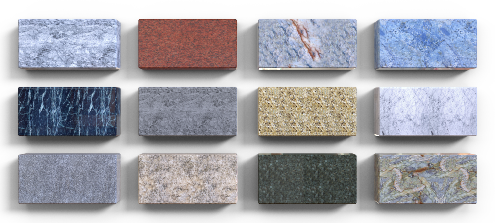 Granite Colors - Granite Pic Png Clipart (1000x450), Png Download