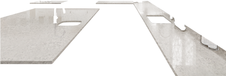 07 Sahara Beige Counter Top - Roof Clipart (731x481), Png Download