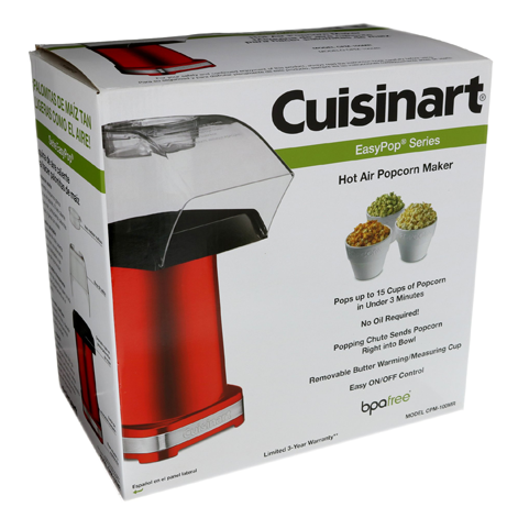Máquina - Cuisinart Hot Air Popcorn Maker Clipart (600x600), Png Download