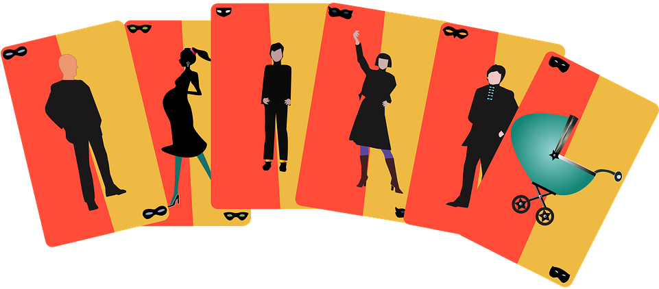 Cards Games Family Fun Play - Illustration Clipart (960x480), Png Download