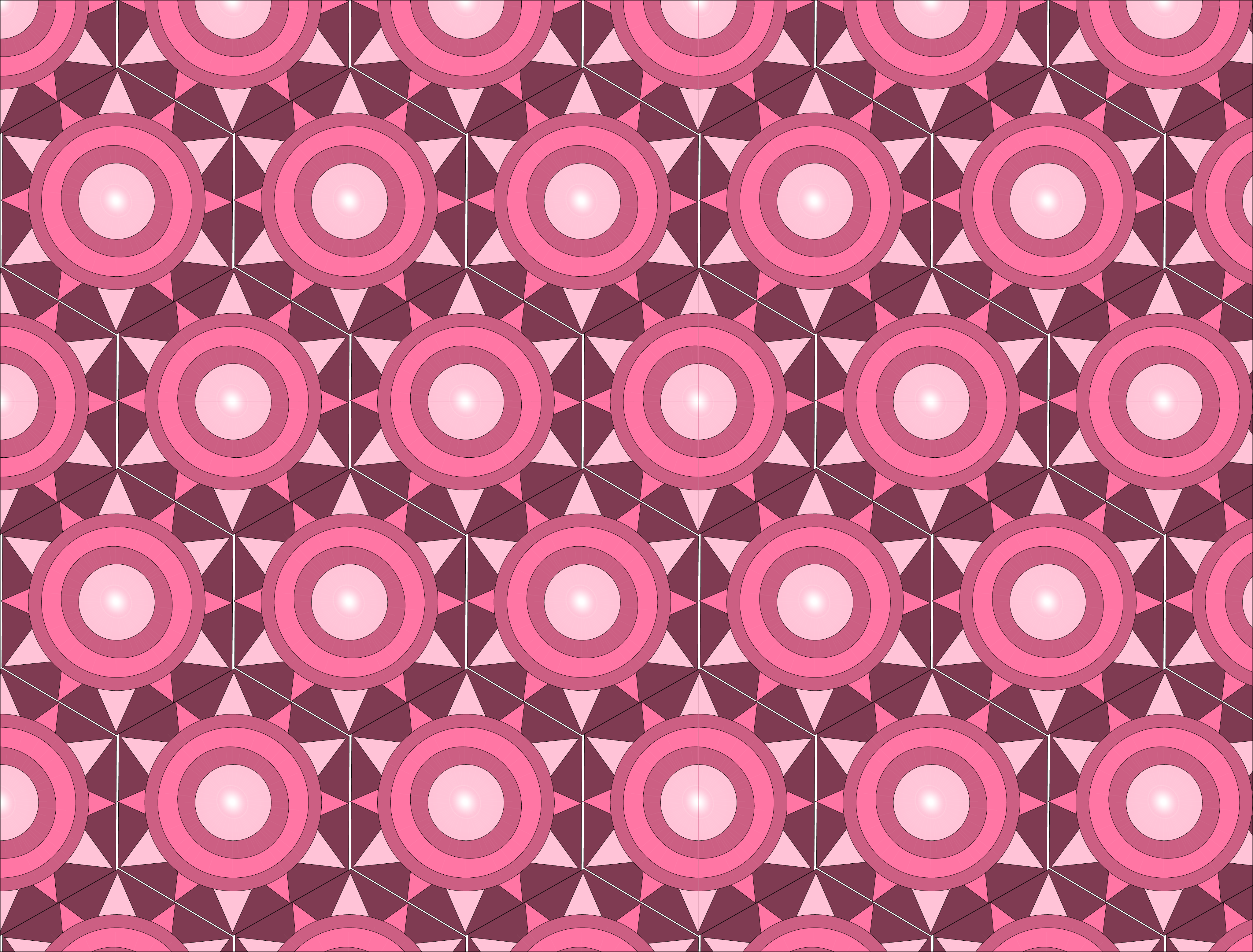 I Made This Print Pattern Using A Monochromatic Color - Circle Clipart (4098x3114), Png Download