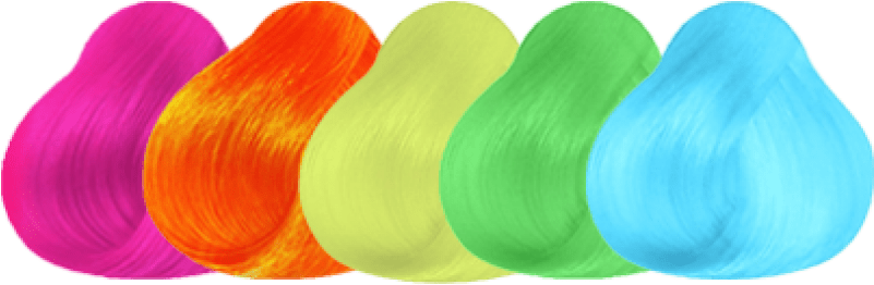 Pravana Hair Color Swatch - Pravana Neons Colour Chart Clipart (800x800), Png Download
