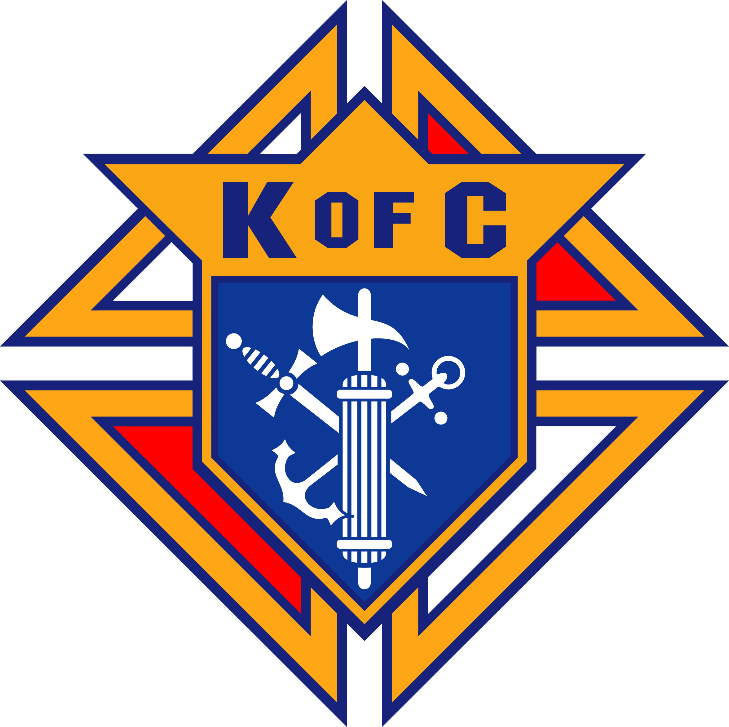 Holy Family Is Host To Its Own Council Of The Knights - Knights Of Columbus Logo Png Clipart (2352x2348), Png Download