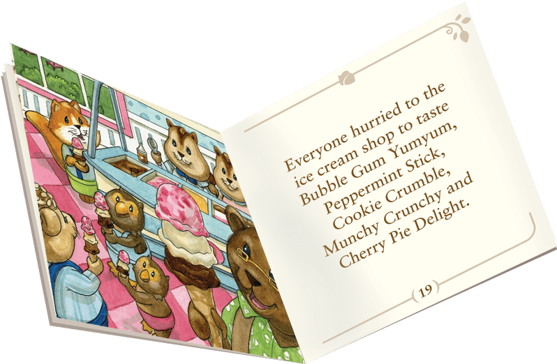 The Scamperscoottm Chipmunk Family With Storybook - Book Cover Clipart (798x522), Png Download