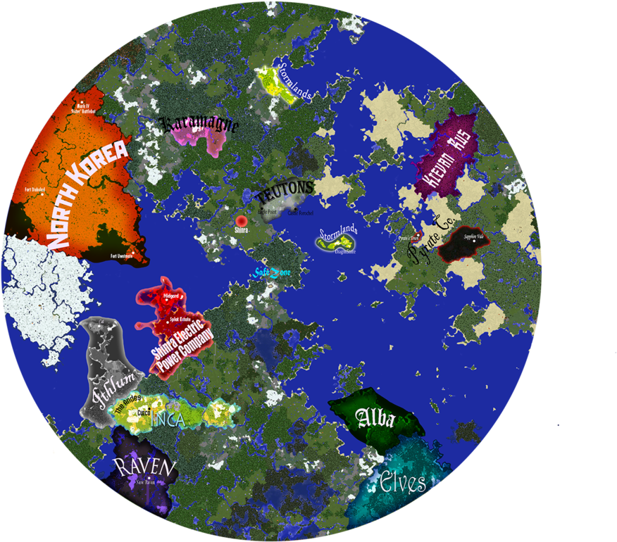 Photo Map Cities - Map In Minecraft Korea Clipart - Large Size Png ...