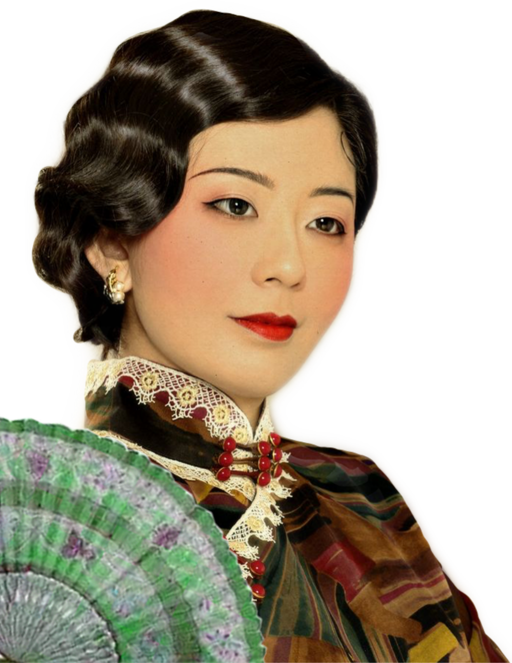 #chinese #chinesebeauty #china #woman #asian #1920s - 民国 月份牌 Clipart (1024x1326), Png Download