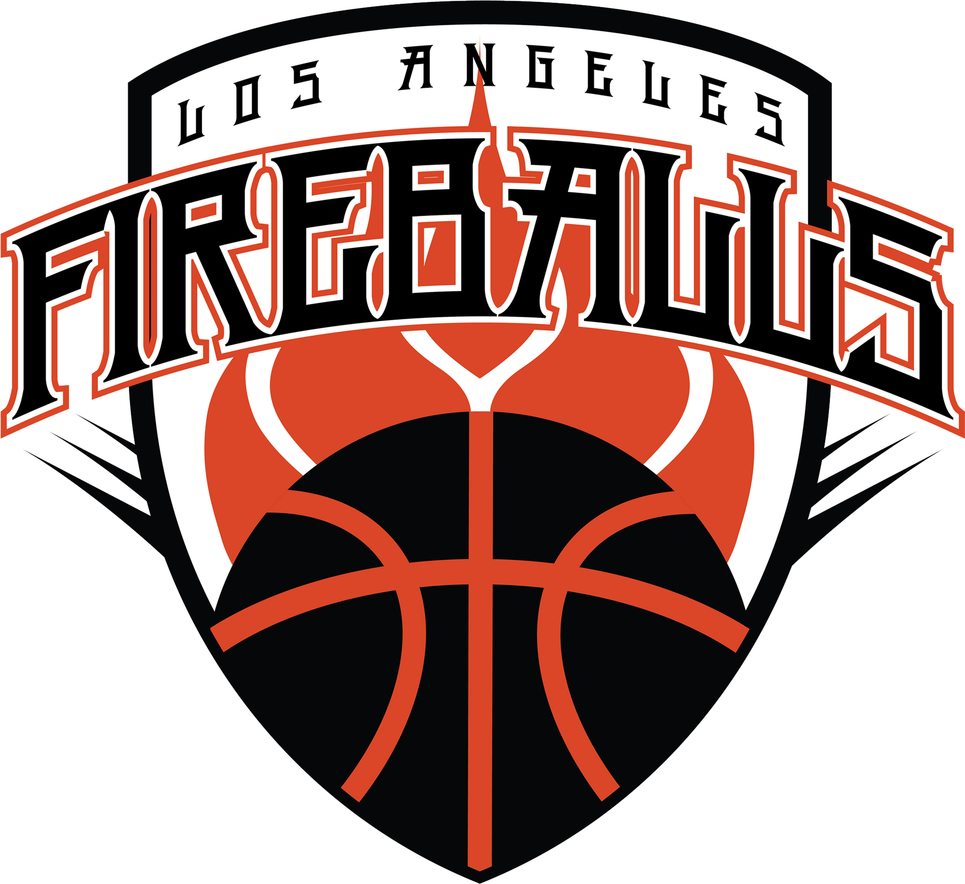 Los Angeles Fireballs - Emblem Clipart (2000x2000), Png Download