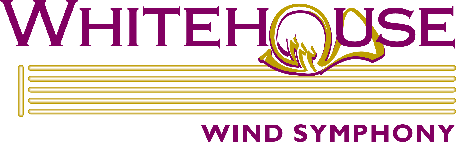 Whitehouse Wind Symphony Logo - Graphic Design Clipart (1989x642), Png Download