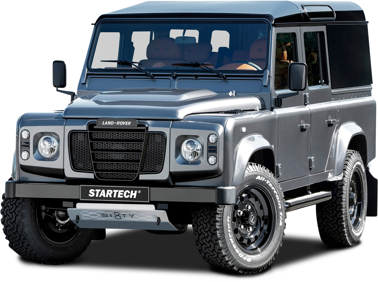 Startech Land Rover Defender Sixty8 Car Png Image - Land Rover Defender 110 Designs Clipart (1600x1218), Png Download
