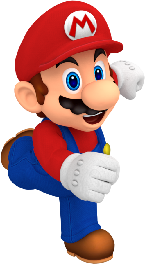 Cover Pose Render - Mario Party Ds Mario Clipart (834x957), Png Download