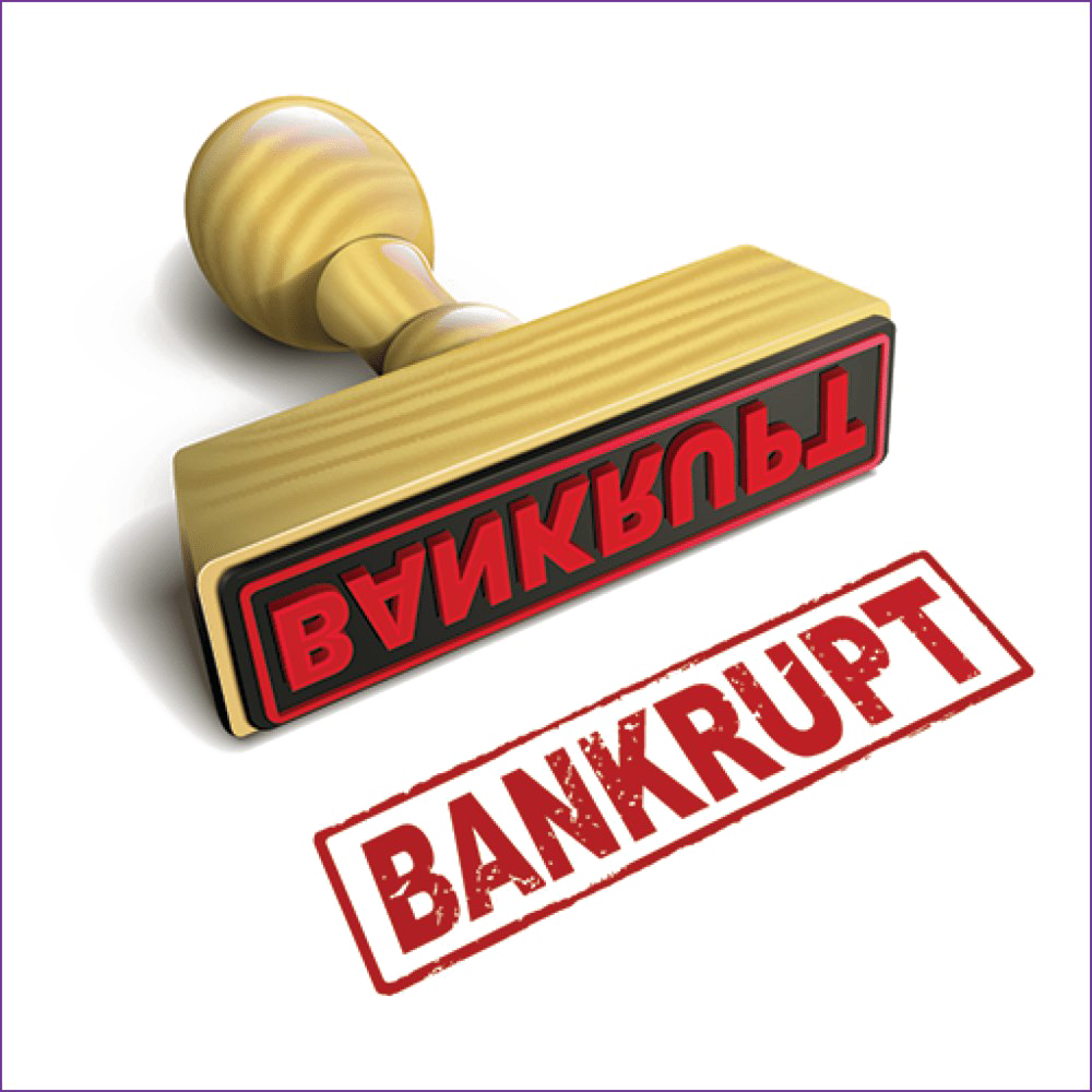 Bankrupt Png Transparent Hd Photo - Declaring Bankruptcy Clipart (1000x1000), Png Download